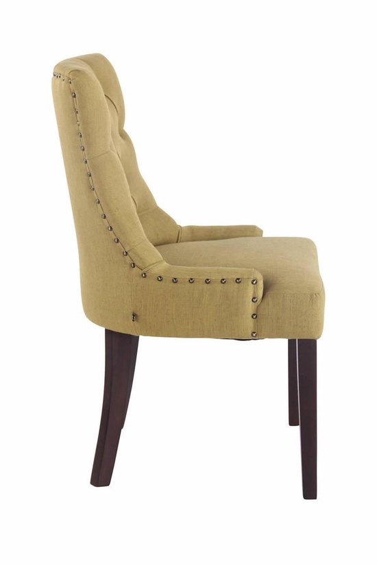 Set van 4 eetkamerstoelen Mayfair creme/Fluweel