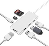 Universele 7-in-1 USB-C Adapter Wit