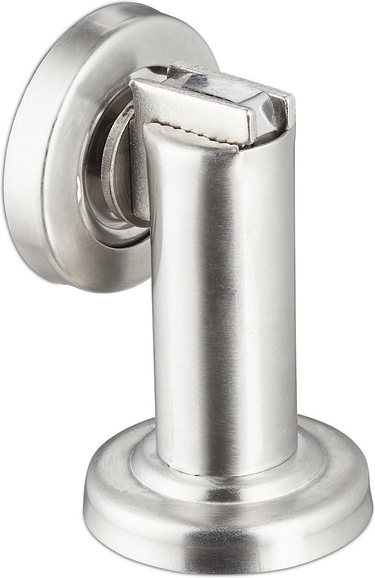 Relaxdays deurstopper binnen deurvastzetter magneet staal - wandmontage | bol.com