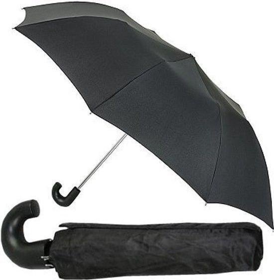 bol.com | Paraplu mini deluxe | Windproof | Stormparaplu | Opvouwbaar |  Paraplu zwart |...