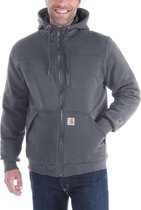 Carhartt Rockland Quilt-Lined Hooded Sweatshirt Carbon Heather Heren Size : S