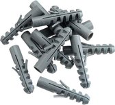Nylon Muur Plug - 8x40mm - 100 Stuks - Allfa Alldubel - Plug Beton Steen Nylon