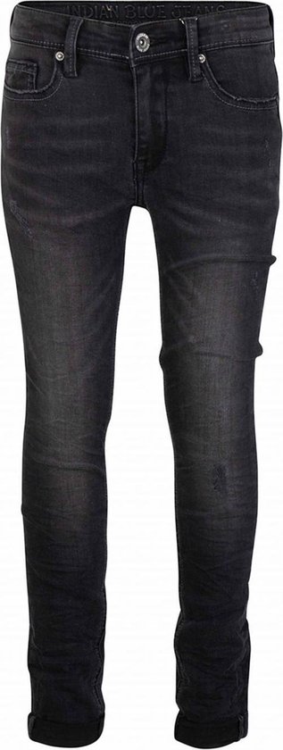 Indian Blue Jeans Jongens lange broeken Indian Blue Jeans BLACK BRAD SUPER SKINNY  FIT... | bol.com
