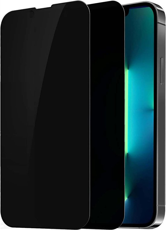 BixB iPhone 13 Privacy Screenprotector 2pack - iPhone 13 Privacy Screenprotector - Privacy Screenprotector iPhone 13 - Privacy Glas iPhone 13 - Privacy Screenprotector iPhone 13 - Privacy Screenprotector BixB