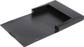 Oxford Urban elastobox uit PP, formaat 24 x 32 cm, rug van 4 cm, zwart