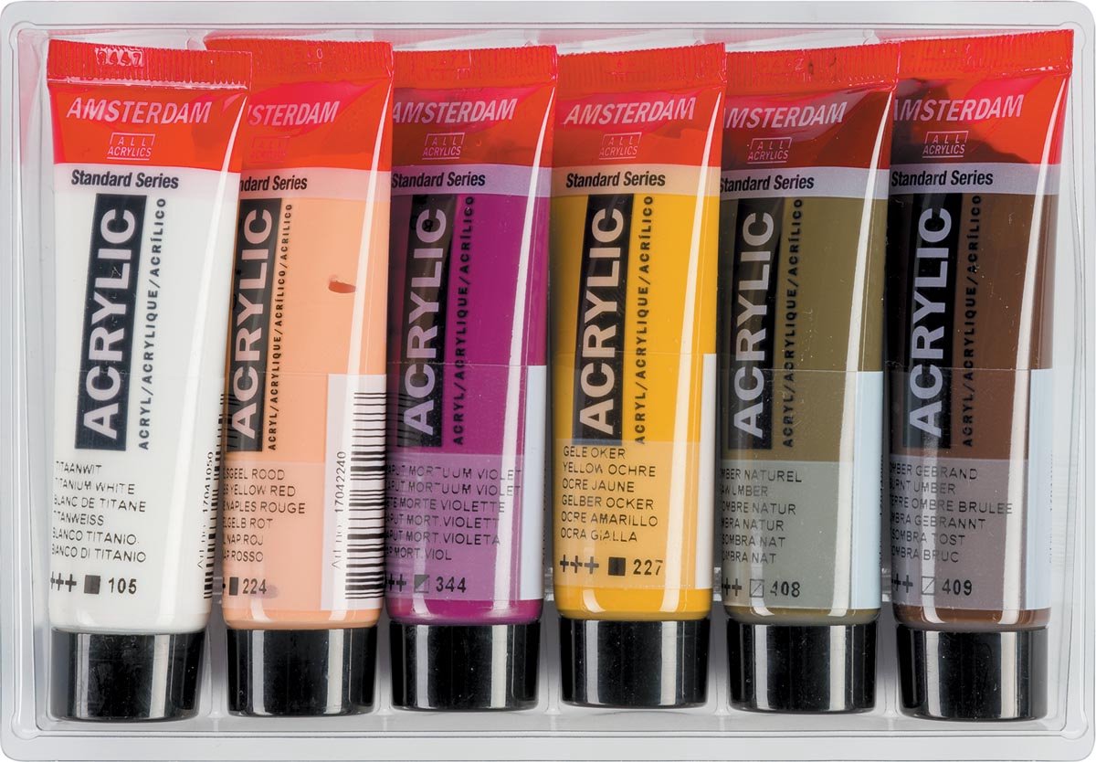 Acrylique Amsterdam Set 12x20 ml Couleurs Paysage