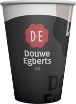 Douwe Egberts, Tasse à café, Carton et revêtement, 180 ml, noir / blanc