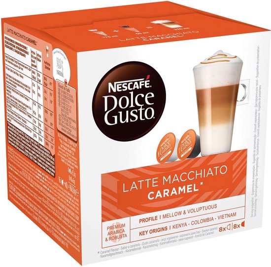 Nescafé Dolce Gusto Caramel Macchiato capsules - 48 koffiecups | bol.com