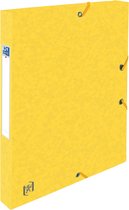 Elastobox oxford top file+ a4 25mm geel | 1 stuk | 12 stuks
