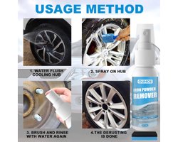 Roest en aanslag verwijderen / Roest verwijderaar / 30ML / Roest en erosie verwijderen / Roest Converter / Roest verwijderen metaal / Roest schroef / Auto / Staal / Roestvrij