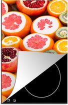 KitchenYeah® Inductie beschermer 30x52 cm - Fruit - Citrus - Oranje - Kookplaataccessoires - Afdekplaat voor kookplaat - Inductiebeschermer - Inductiemat - Inductieplaat mat