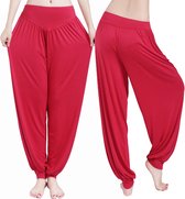 Sarouel - Harem palts - Pantalon de yoga - Pantalon ample - Chill pants - Harem - Rouge - XXL - Chill pants - Yoga