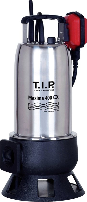 T.I.P. - Technische Industrie Produkte Maxima 400 CX 30140 Dompelpomp voor vervuild water 24000 l/h 9 m - Merkloos