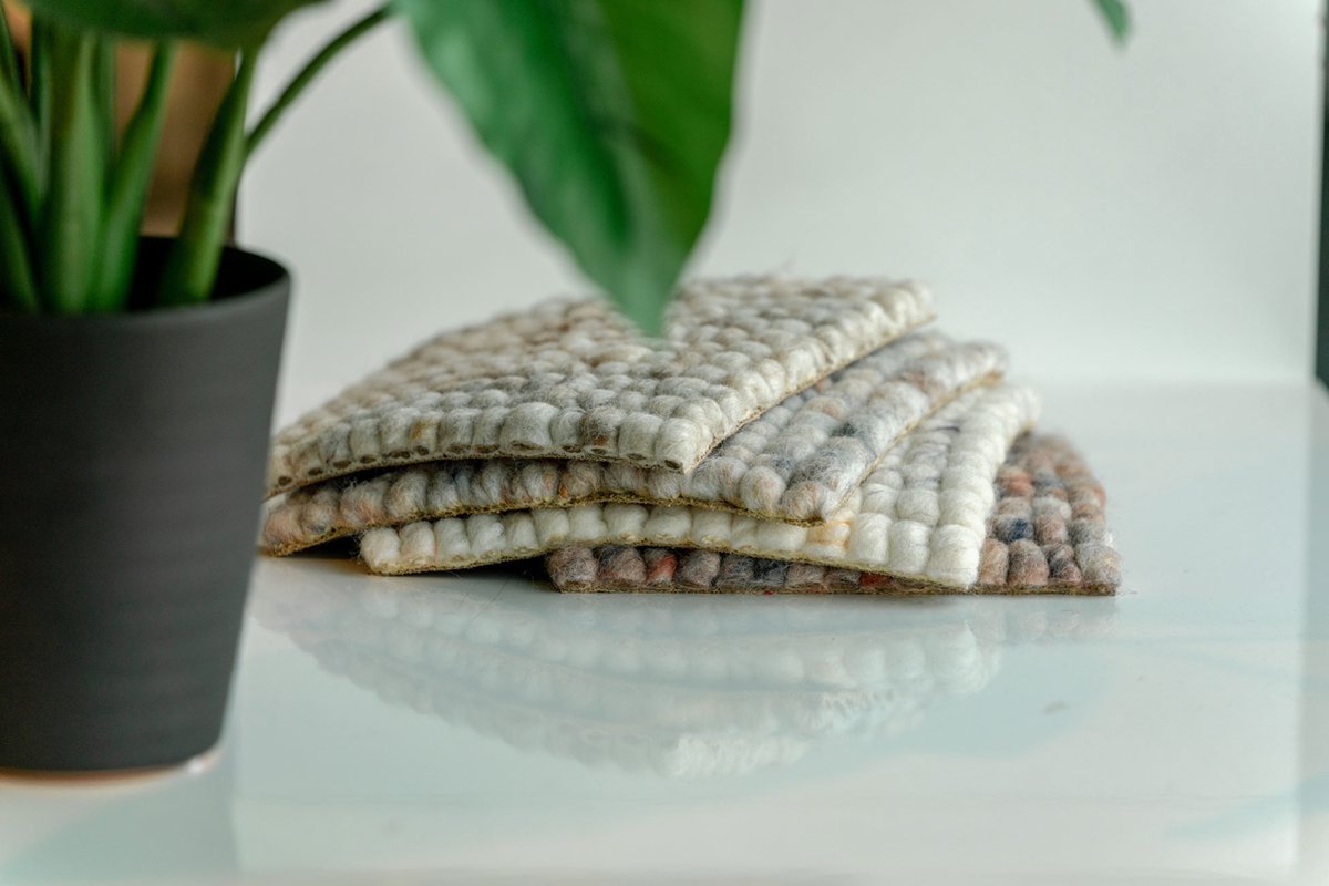 Wollen Vloerkleed | New Zeeland | 200 x 240 | Beige