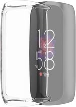 Screenprotector watch case - hoesje - geschikt voor Fitbit Luxe - transparant