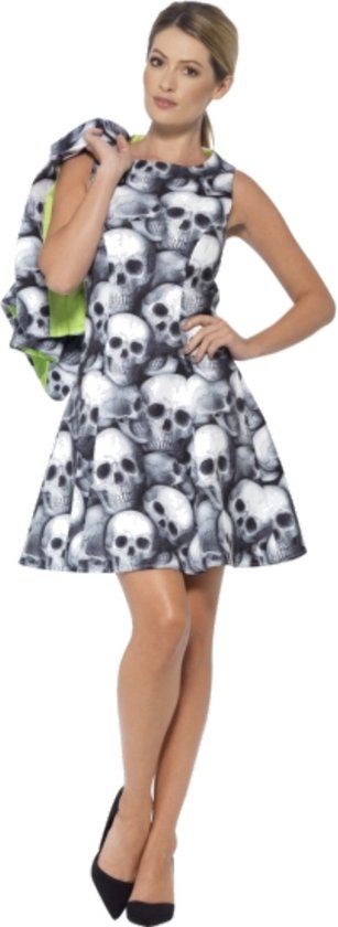 Schedel print kostuum voor dames 40-42 (m) - pak / kostuum met schedels