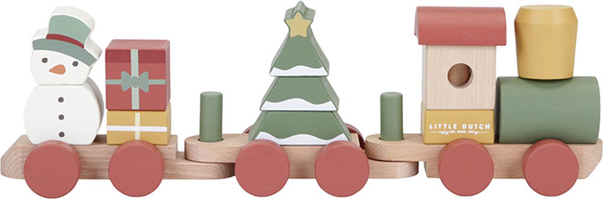 Little Dutch Blokkentrein - Kerst — afbeelding 3
