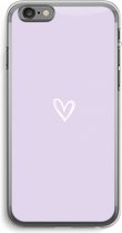 Case Company® - Hoesje geschikt voor iPhone 6 PLUS / 6S PLUS hoesje - Klein hartje paars - Soft Cover Telefoonhoesje - Bescherming aan alle Kanten en Schermrand
