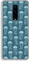 Case Company® - Hoesje geschikt voor OnePlus 8 hoesje - Kwallie - Soft Cover Telefoonhoesje - Bescherming aan alle Kanten en Schermrand