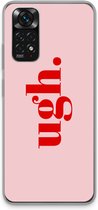 Case Company® - Hoesje geschikt voor Xiaomi Redmi Note 11 hoesje - Ugh - Soft Cover Telefoonhoesje - Bescherming aan alle Kanten en Schermrand
