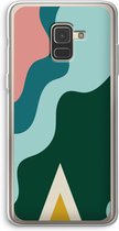 Case Company® - Hoesje geschikt voor Samsung Galaxy A8 (2018) hoesje - Noor B - Soft Cover Telefoonhoesje - Bescherming aan alle Kanten en Schermrand