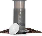 JOR Products® Coffee Press - Aeropress - Koffiezetapparaat - Koffiebonen - Koffie - Espressomachine - Reizen - Filterhouder - Camping - incl RVS Filter