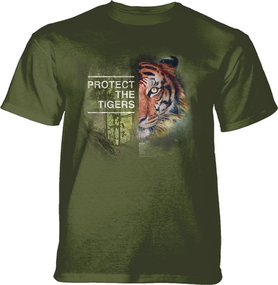 T-shirt Protect Tiger Vert ENFANT L