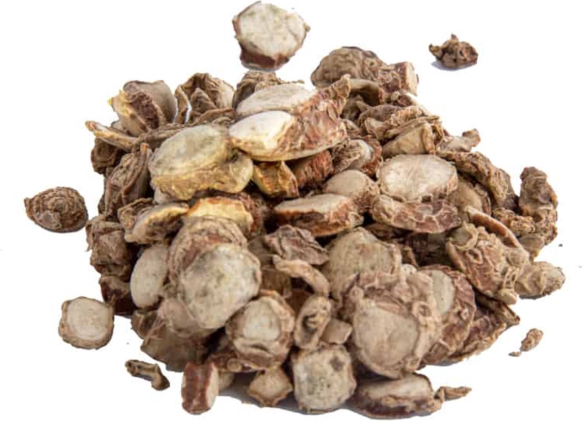 Goedkoopste Tuana Kruiden - Kentjoer Gesneden - Galangawortel - Strooibus 450 Gram - Kruiden Zonder Zout - NP041