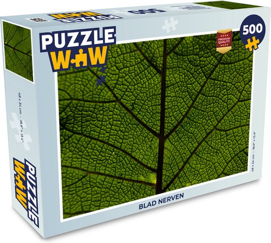 parfum cabine roterend Puzzel 500 stukjes Biologie - Blad nerven - PuzzleWow heeft +100000 puzzels  | bol.com