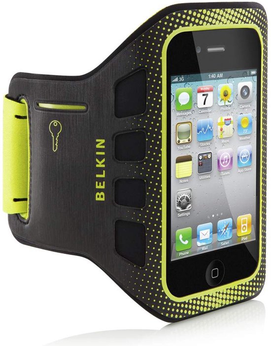 Belkin EaseFit Sportarmband voor Apple iPhone 4/4s - Zwart
