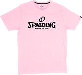 Spalding Essential Logo T-Shirt Kinderen - Roze | Maat: 140