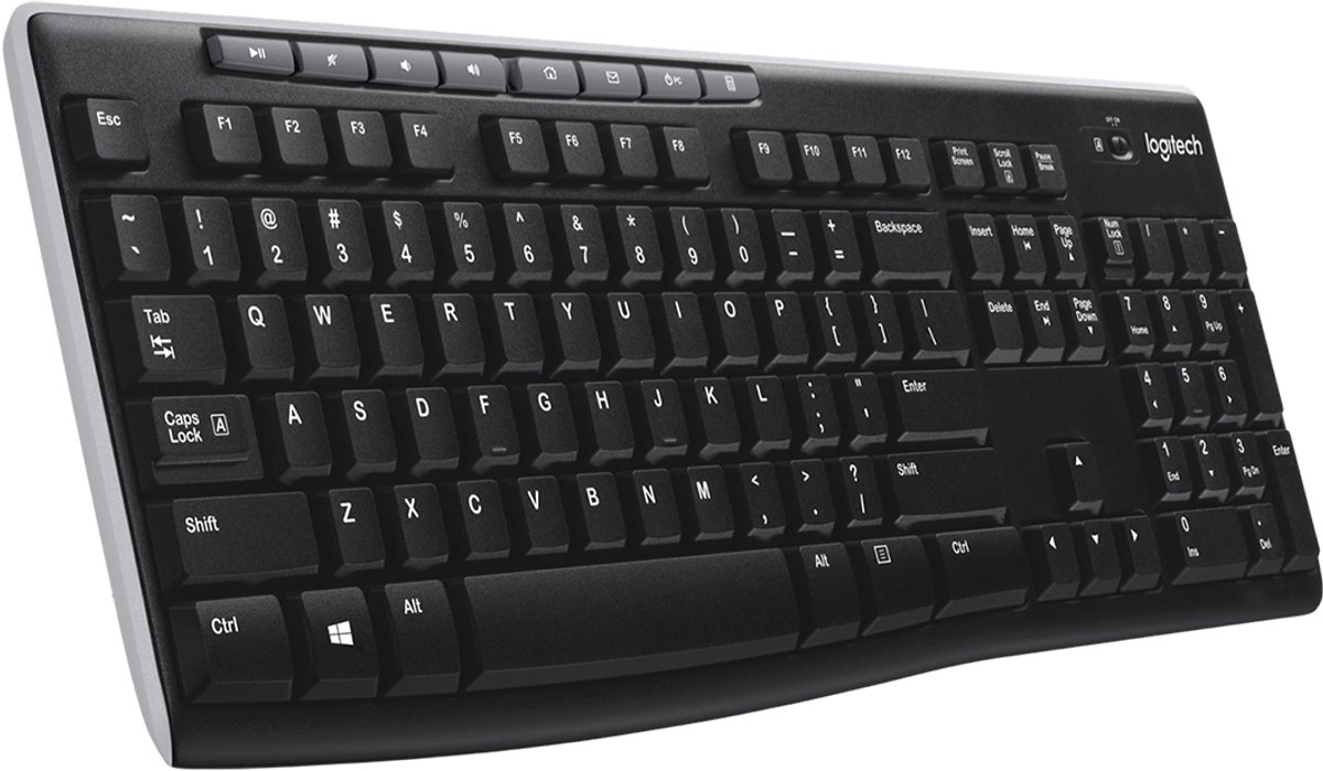 Wireless Keyboard K270 - UK-NSEA-Layout