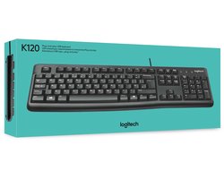 Logitech K120 - Toetsenbord - AZERTY BE - Zwart