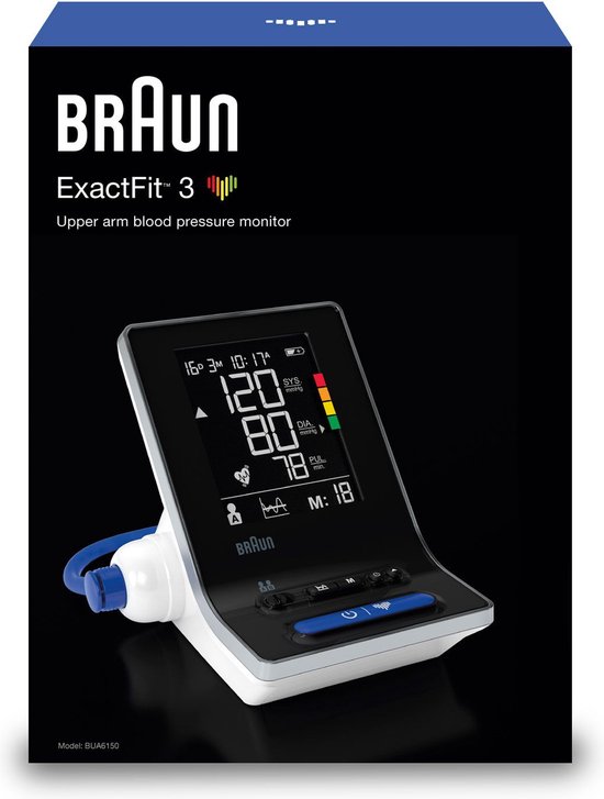 Braun ExactFit™ 3 BUA6150WE - Bovenarmbloed drukmeter | bol.com