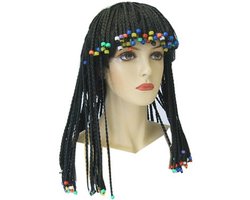 Perruque Rasta avec tresses et perles