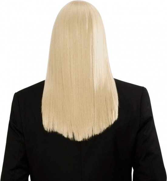 Perruque longue blonde pour homme