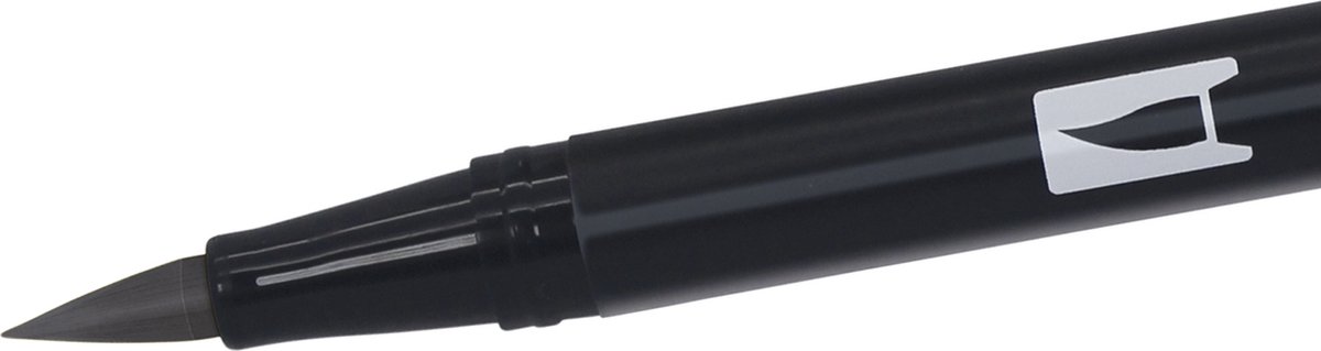 Tombow Brush pen - ABT N25 - Dual Brushpen - Zwart - Lamp Black — afbeelding 2