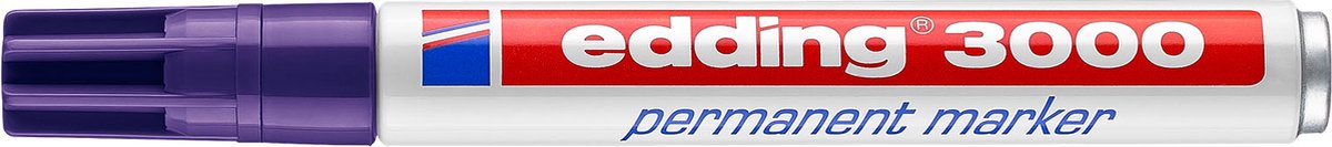 edding 3000 permanent marker rond - Violet - 1 stuk