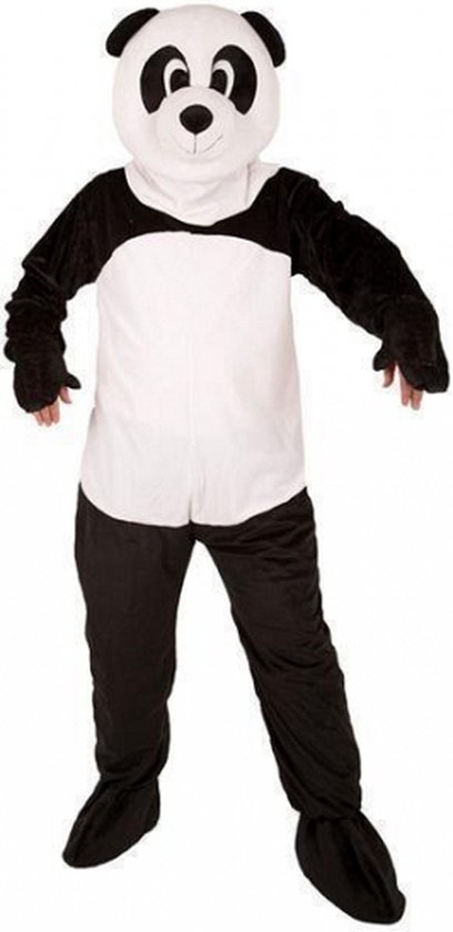 Pandabeer kostuum met groot pluche masker | bol