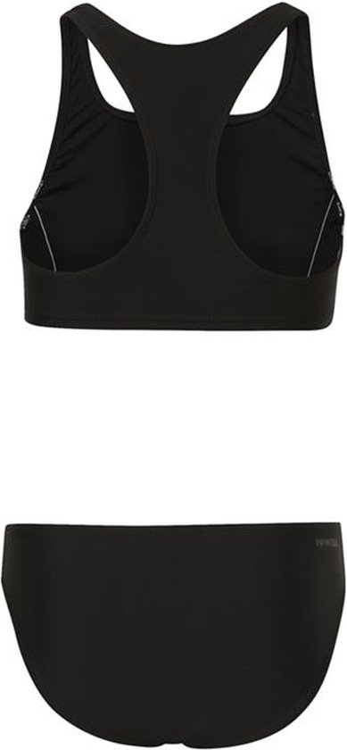 adidas Fit 2Pc 3S Y Dames Bikini - Black/White - Maat 152 | bol.com