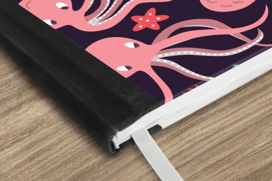 Carnet - Cahier d'écriture - Poulpe - Bébé - Design - Carnet - Format A5 - Bloc-notes