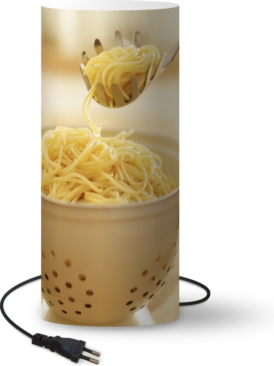 Het apparaat Tegenstrijdigheid Ontevreden Lamp Spaghetti - Spaghetti in vergiet lamp - 33 cm hoog - Ø14 cm -  Inclusief LED lamp | bol.com