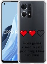 Oppo Reno7 Hoesje Gamers Life - Designed by Cazy