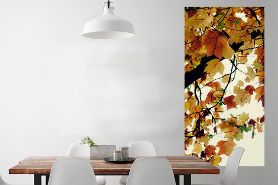 Poster Arbres - Feuilles d'automne - Nature - 80x160 cm