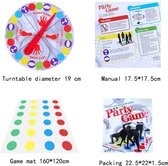 Party Game - Actiespel - Twister - Klassiek spel - Draaien - Lachen - Reisverpakking