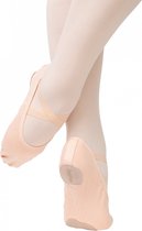 Balletschoenen Splitzool - Balletschoentjes Papillon PA1014 - Roze - Stretch Canvas - Maat 37