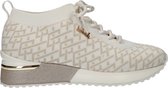 La Strada Dames Sneaker 2101727-4504 white beige weave knitted Maat 40