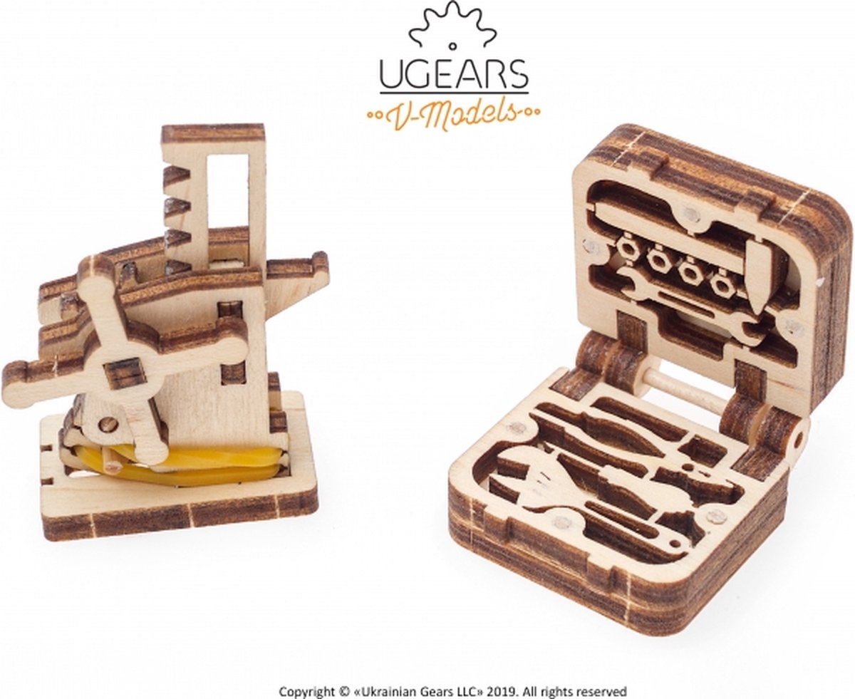 UGEARS Houten 3D Model - Droomcabriolet VM-05 — afbeelding 19