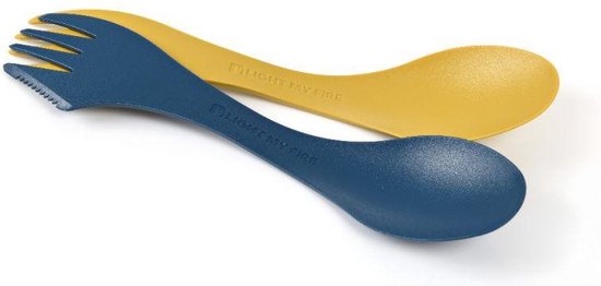 Light My Fire, Spork Left Hand - Bio - 2 Pack - Musty Yellow / Hazy Blue van Light My Fire — afbeelding 5