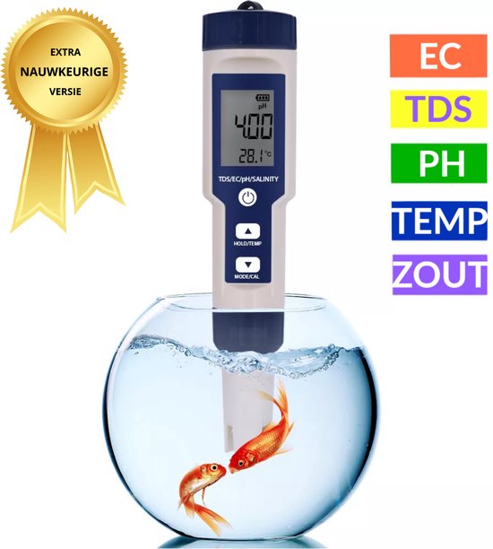pH meter - Aquarium thermometer - Thermometer water - pH meter water - TDS  meter - pH... | bol.com